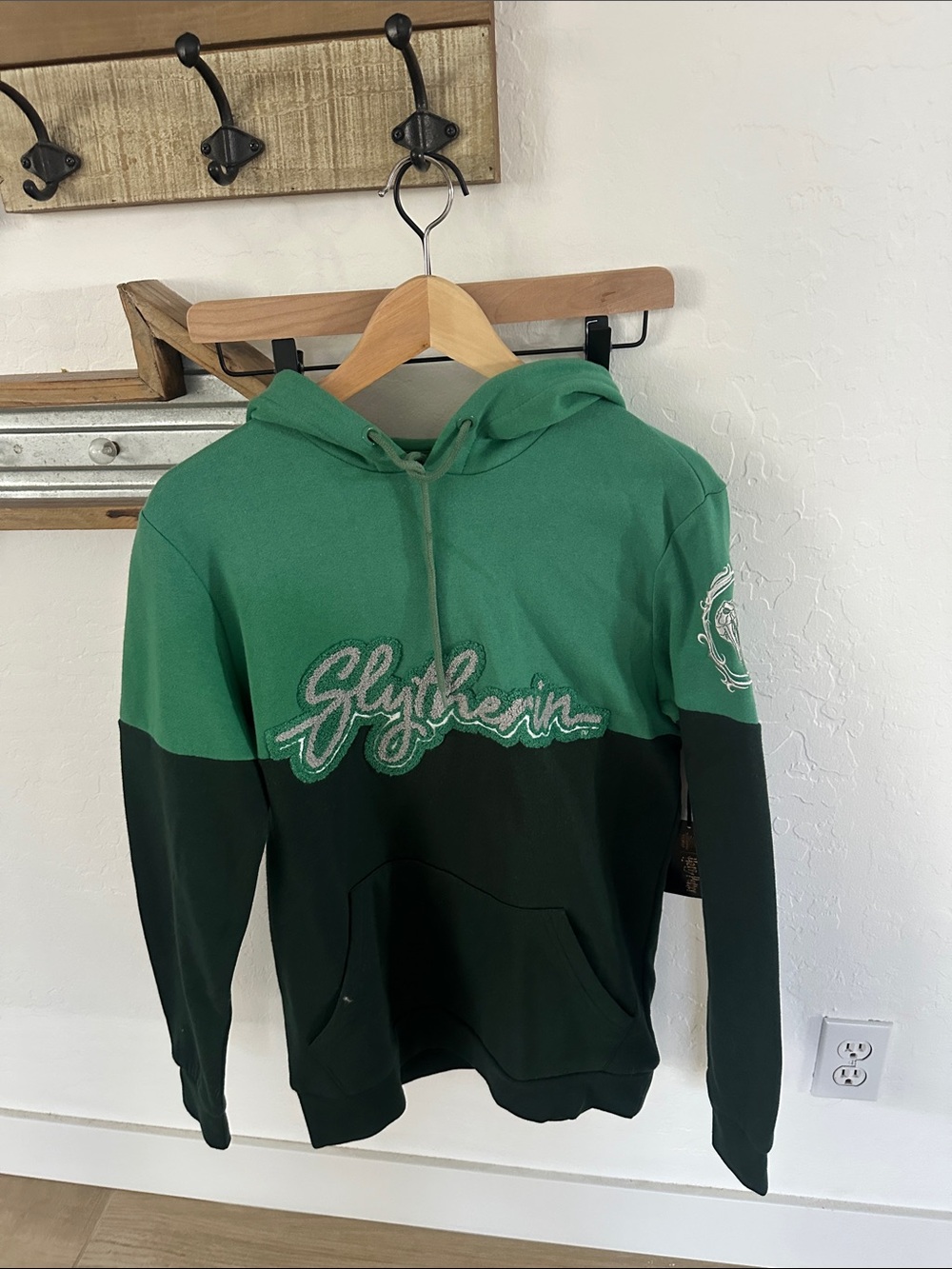 Kids Green Harry Potter Hooded Sweatshirt
